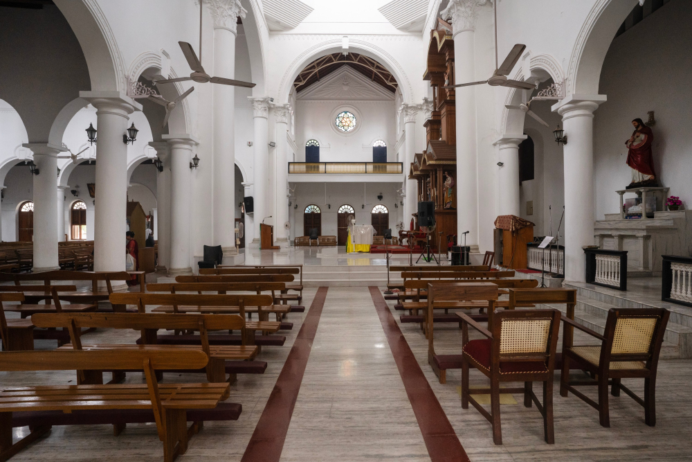 Inside Mother of God Church.