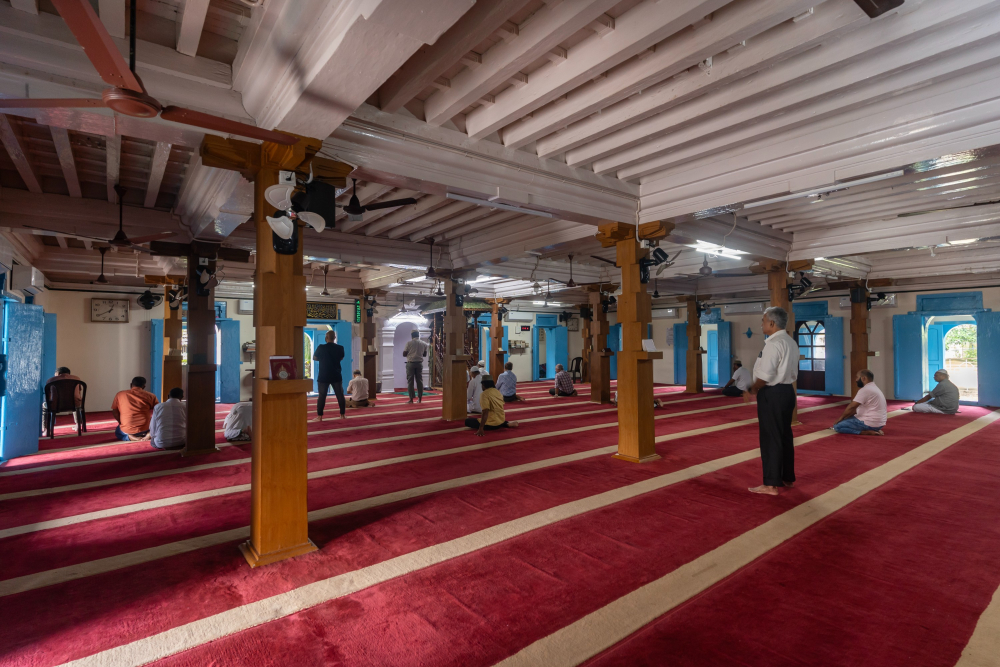 Devotees in prayer inside Mishkal Mosque. (Picture credits: Joseph Rahul)