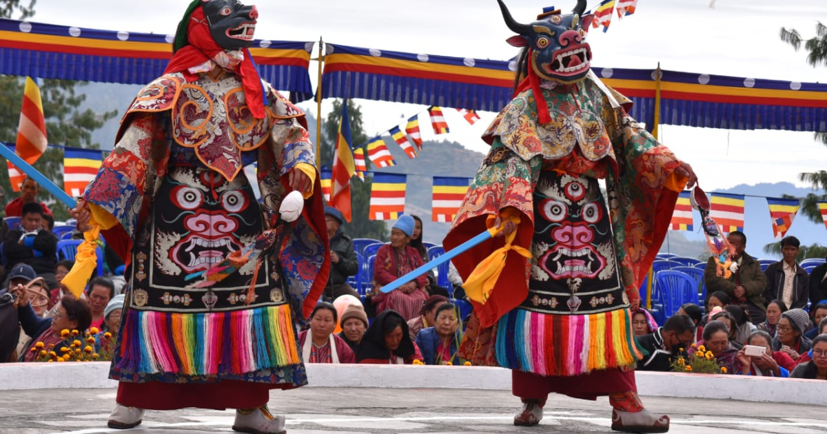 monastic-cham-of-arunachal-pradesh-sahapedia