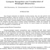Computer Recognition and Transliteration of Mridangam Mnemonics